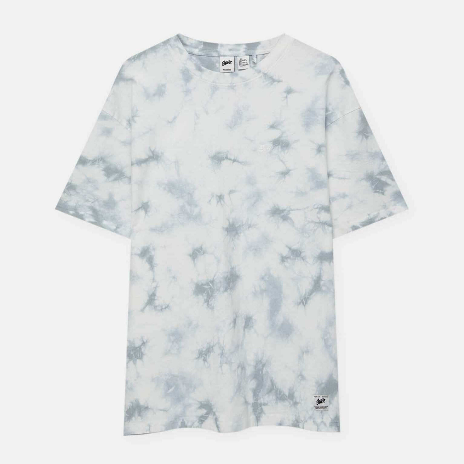 

Футболка Pull&Bear Short Sleeve Tie-dye, зеленый