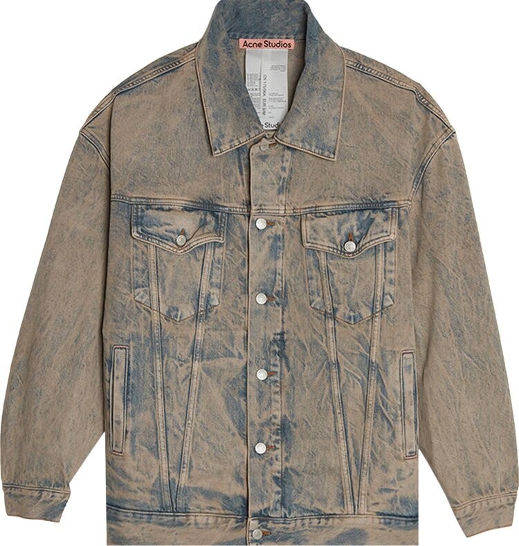 

Куртка Acne Studios Denim Jacket Light Blue/Brown, коричневый