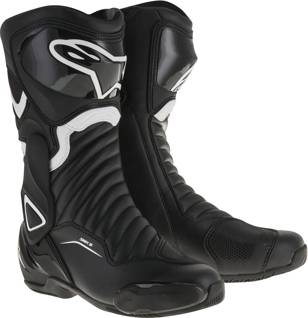 Мотоциклетные ботинки Alpinestars SMX-6 V2, черный/белый - фото