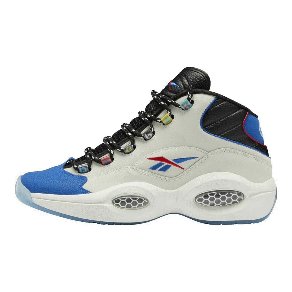 

Кроссовки Reebok Classic Question Mid, chalk core black vector blue