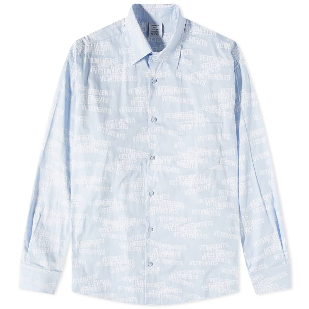 

Рубашка VETEMENTS Stamped Logo Shirt