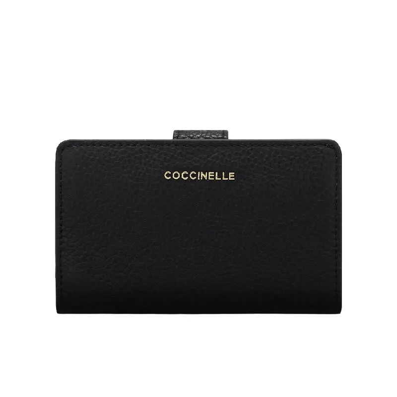 

Кошелек Coccinelle Metallic Soft, черный