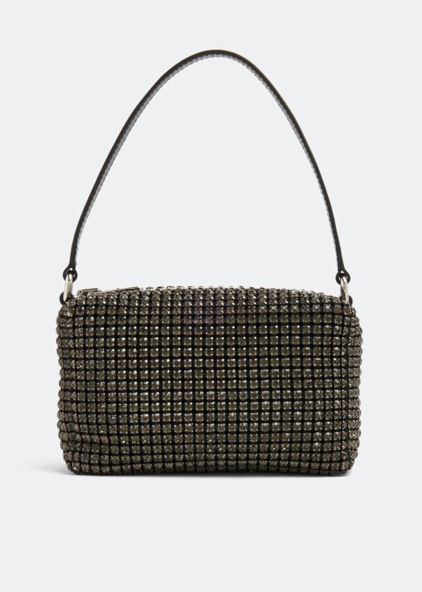 

Сумка ALEXANDER WANG Heiress medium pouch bag, черный