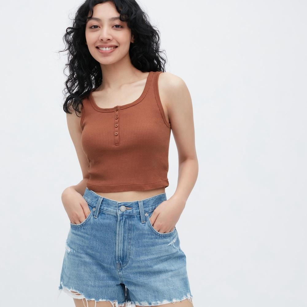 

Жилет Uniqlo, коричневый