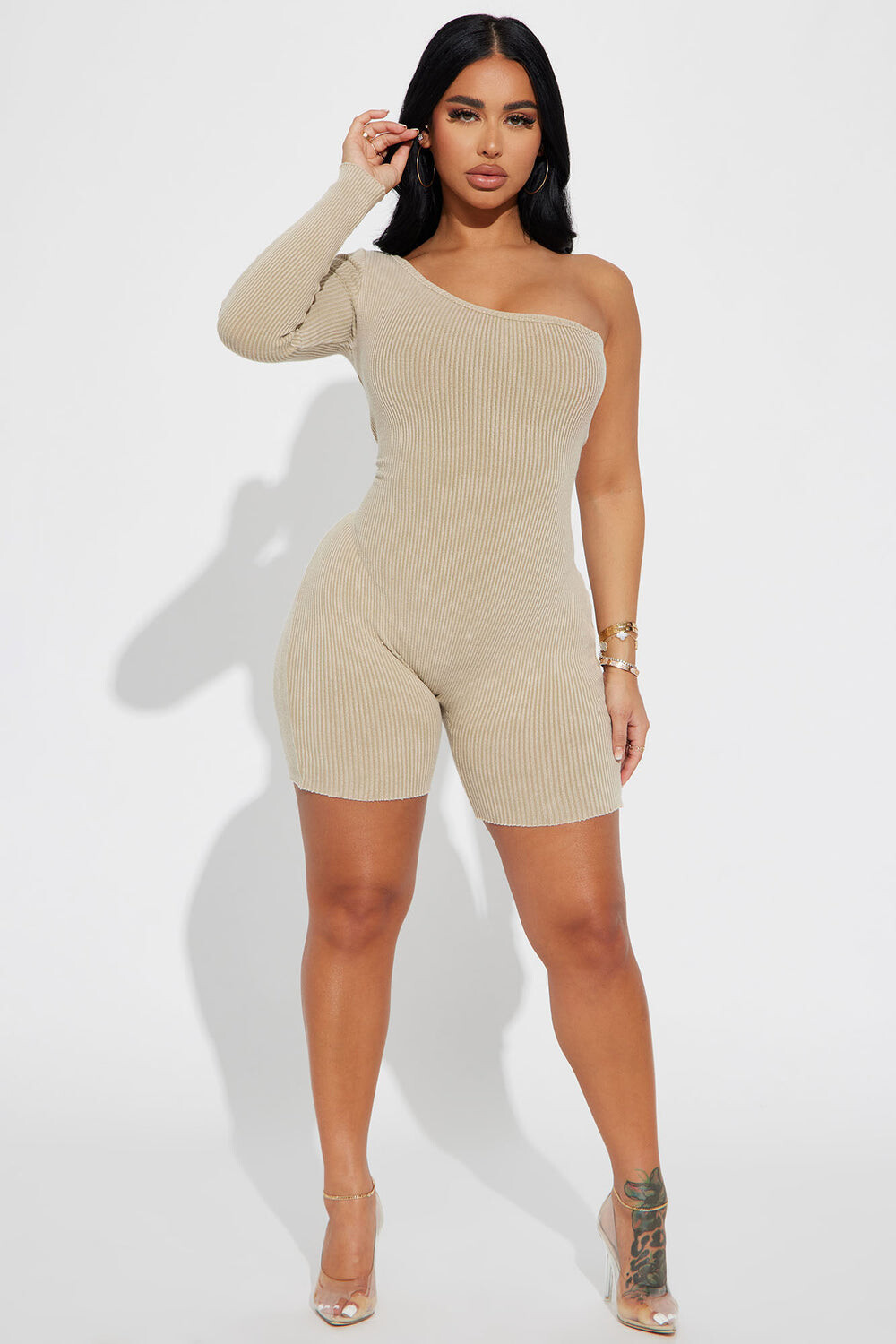 

Комбинезон Fashion Nova MXR4370AFN, серо-коричневый