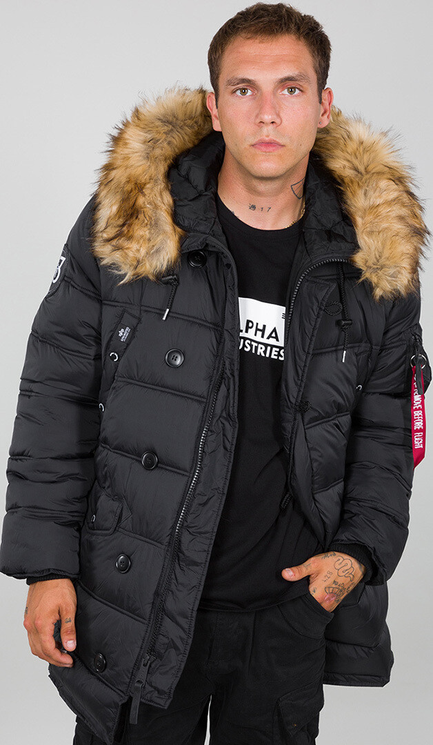 

Куртка Alpha Industries N-3B Puffer FD, черная