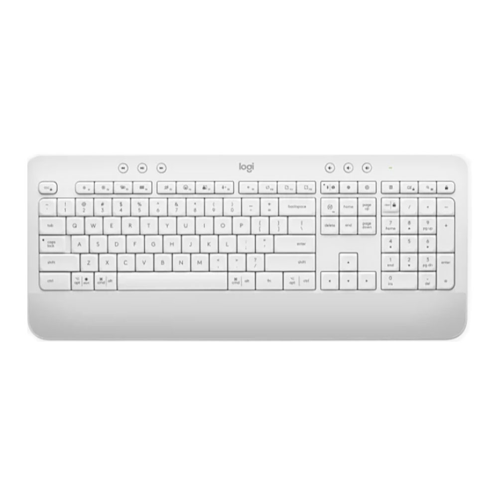 цена Клавиатура Logitech SIGNATURE K650, беспроводная, английская раскладка, белый