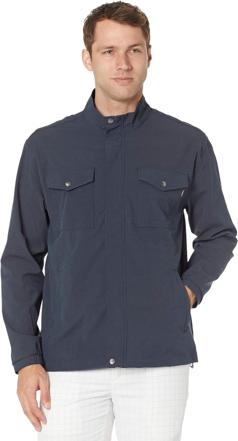 

Куртка Full Zip Windbreaker with Chest Pockets Linksoul, темно-синий