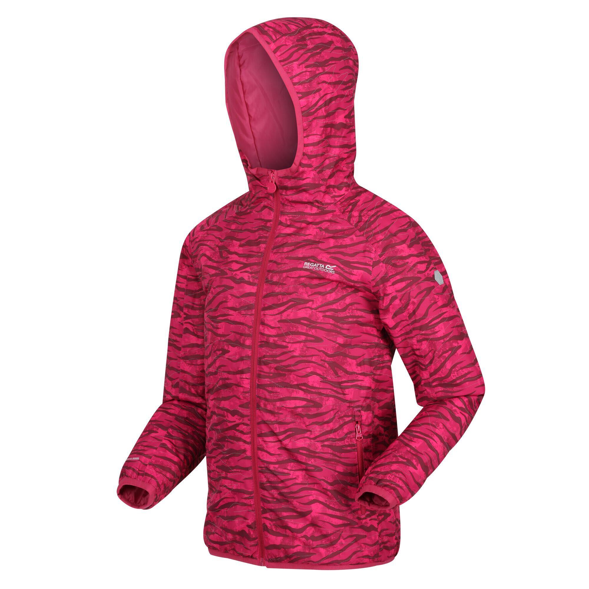 Непромокаемая детская куртка Regatta Volcanics Vi, розовый