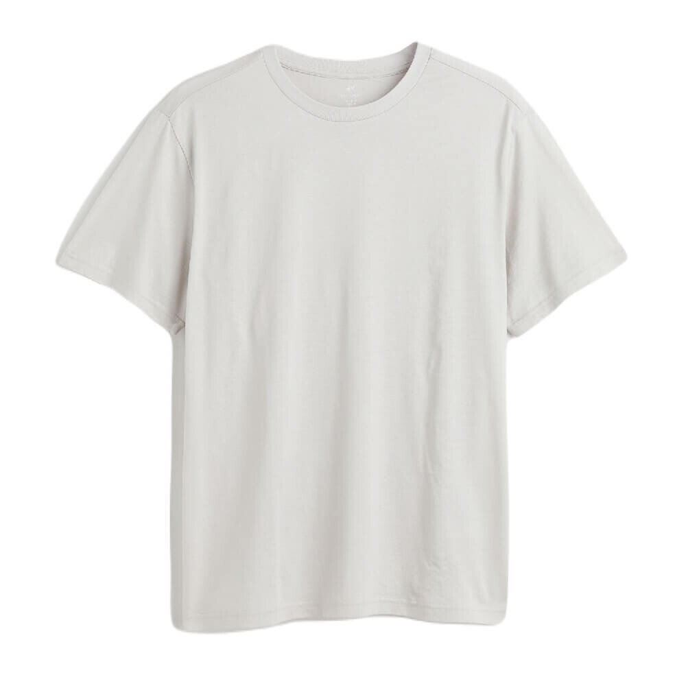 

Футболка H&M Regular Fit Crew-neck, светло-серый