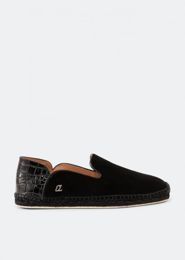 

Эспадрильи CHRISTIAN LOUBOUTIN Espadon espadrilles, черный