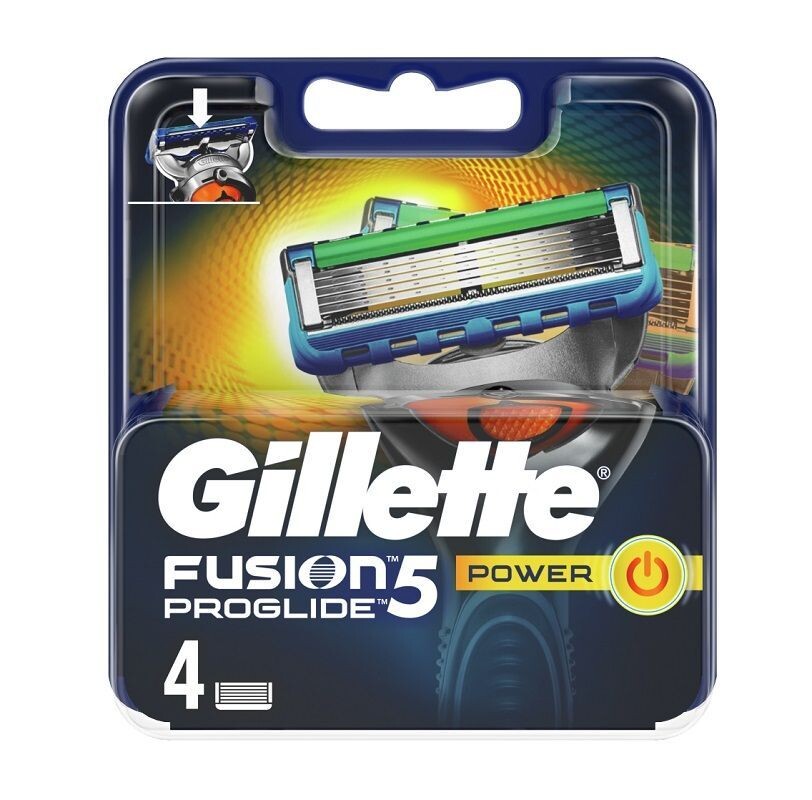 

Gillette Fusion Proglide Power картриджи для бритвы, 4 шт.