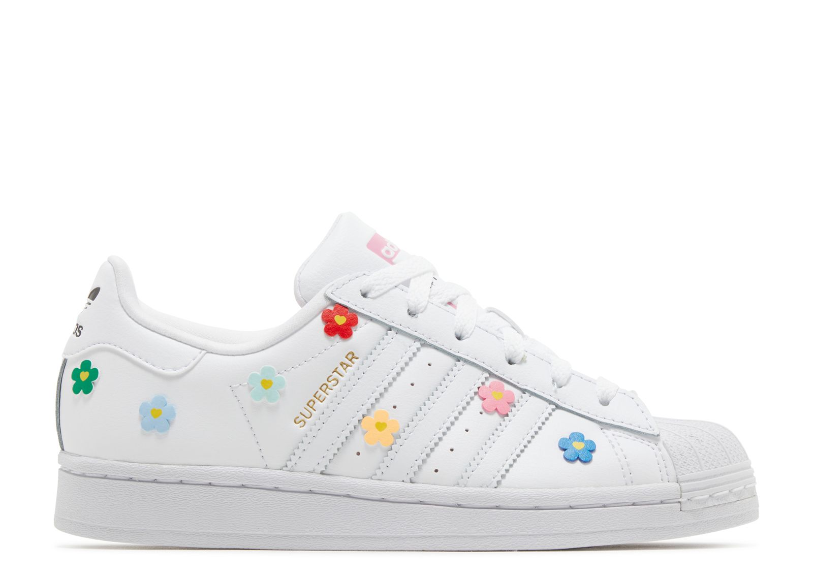 Кроссовки adidas Hello Kitty X Superstar J 'Colorful Florals', белый