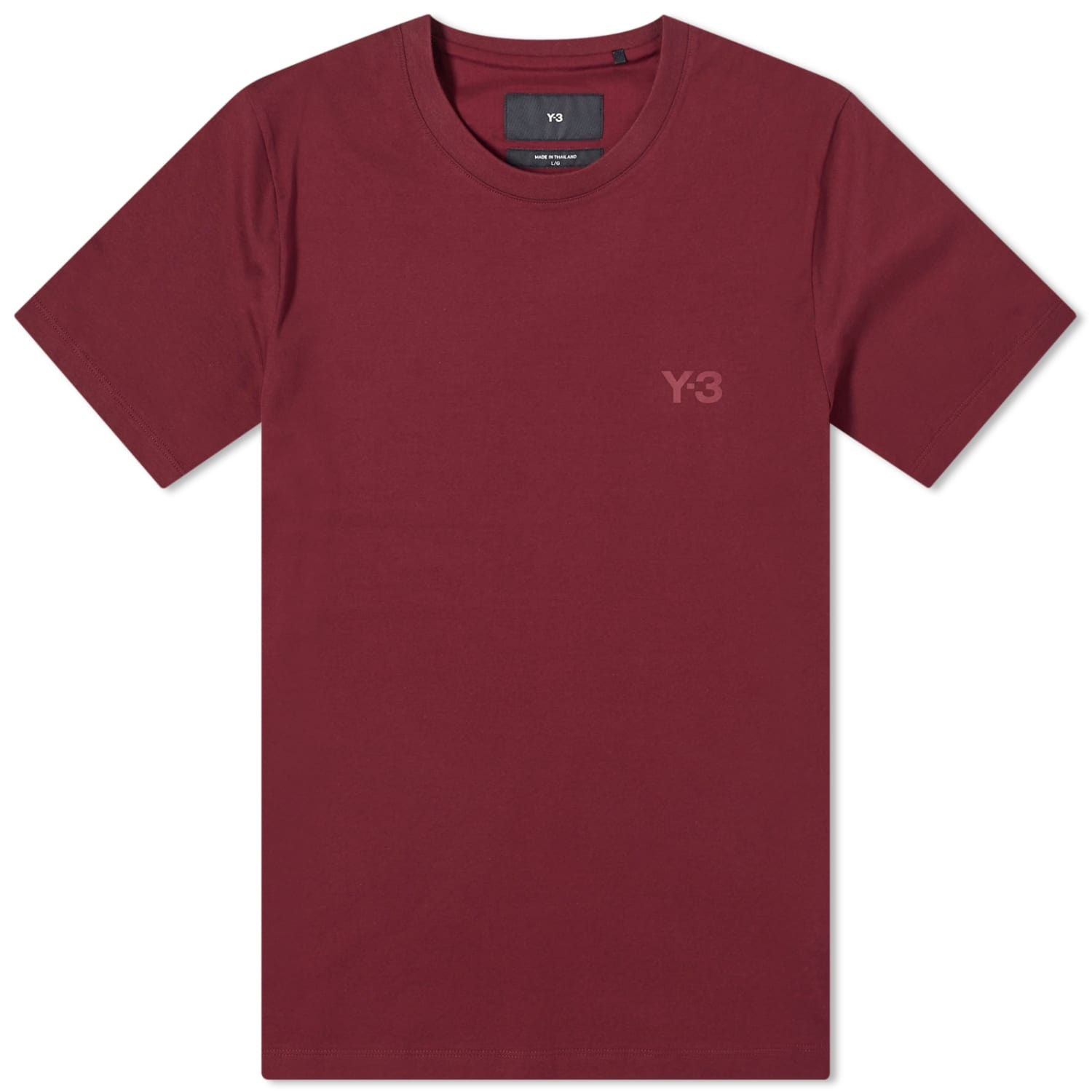 Футболка Y-3 Relaxed Short Sleeve, красный многослойные шорты свободного кроя snap off из хлопкового джерси y project цвет light grey check
