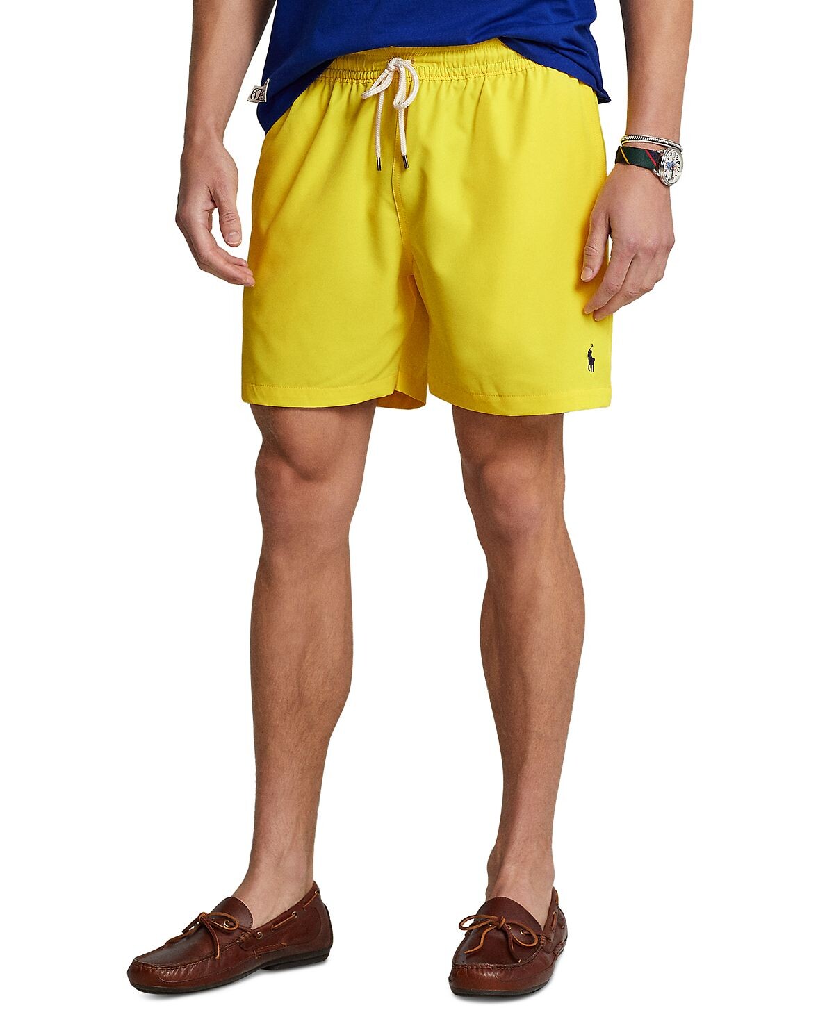 

Мужские классические плавки traveller шириной 5-3/4 дюйма Polo Ralph Lauren, мульти