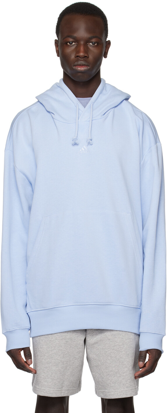 

Синяя толстовка с капюшоном All Szn adidas Originals, Синий