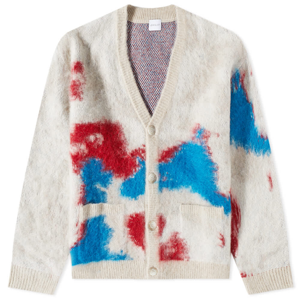 

Джемпер John Elliott Birds Eye Mohair Jacquard Cardigan, Серый