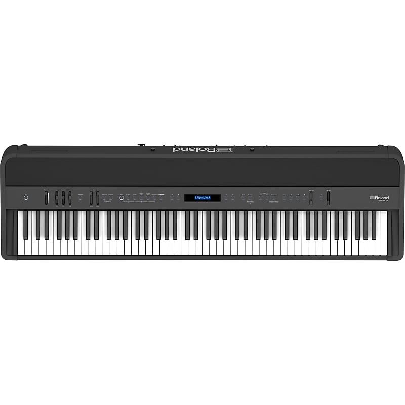 цена Флагманское портативное пианино Roland FP-90X-BK со встроенными динамиками и Bluetooth — черное