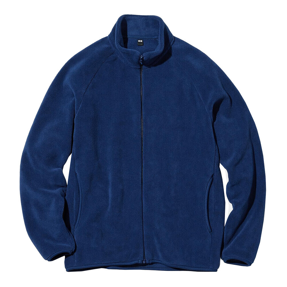 

Толстовка унисекс Uniqlo Fleece Zipped, синий