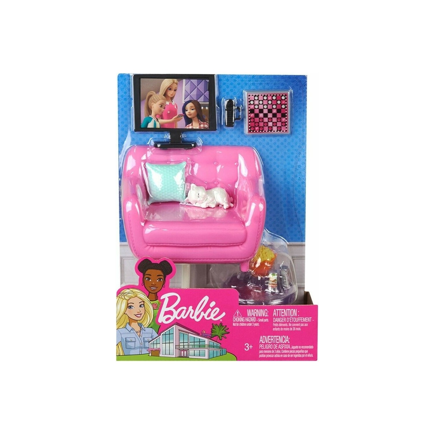 Игровой набор Barbie аксессуары для дома barbie fashionistas charming party dolls fbr37 fxl48