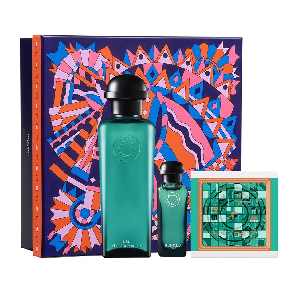 

Парфюмерный набор Hermès Eau D'orange Verte Estuche De Regalo Eau De Cologne, 3 предмета