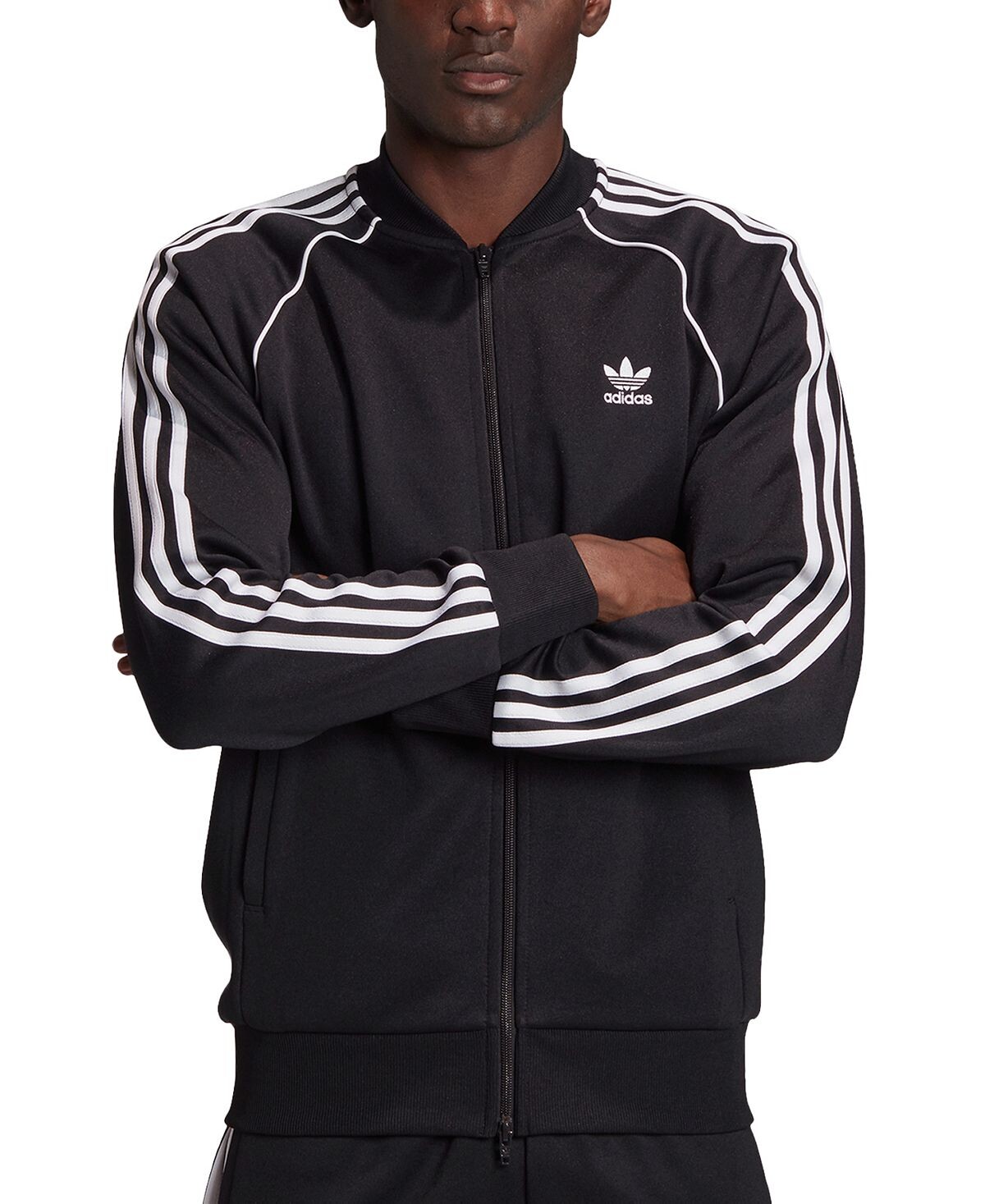 

Мужская спортивная куртка primeblue superstar adidas, черный