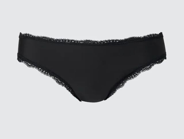 

Нижнее белье с заниженной талией Princesse Tam Tam & Uniqlo Low Rise, черный