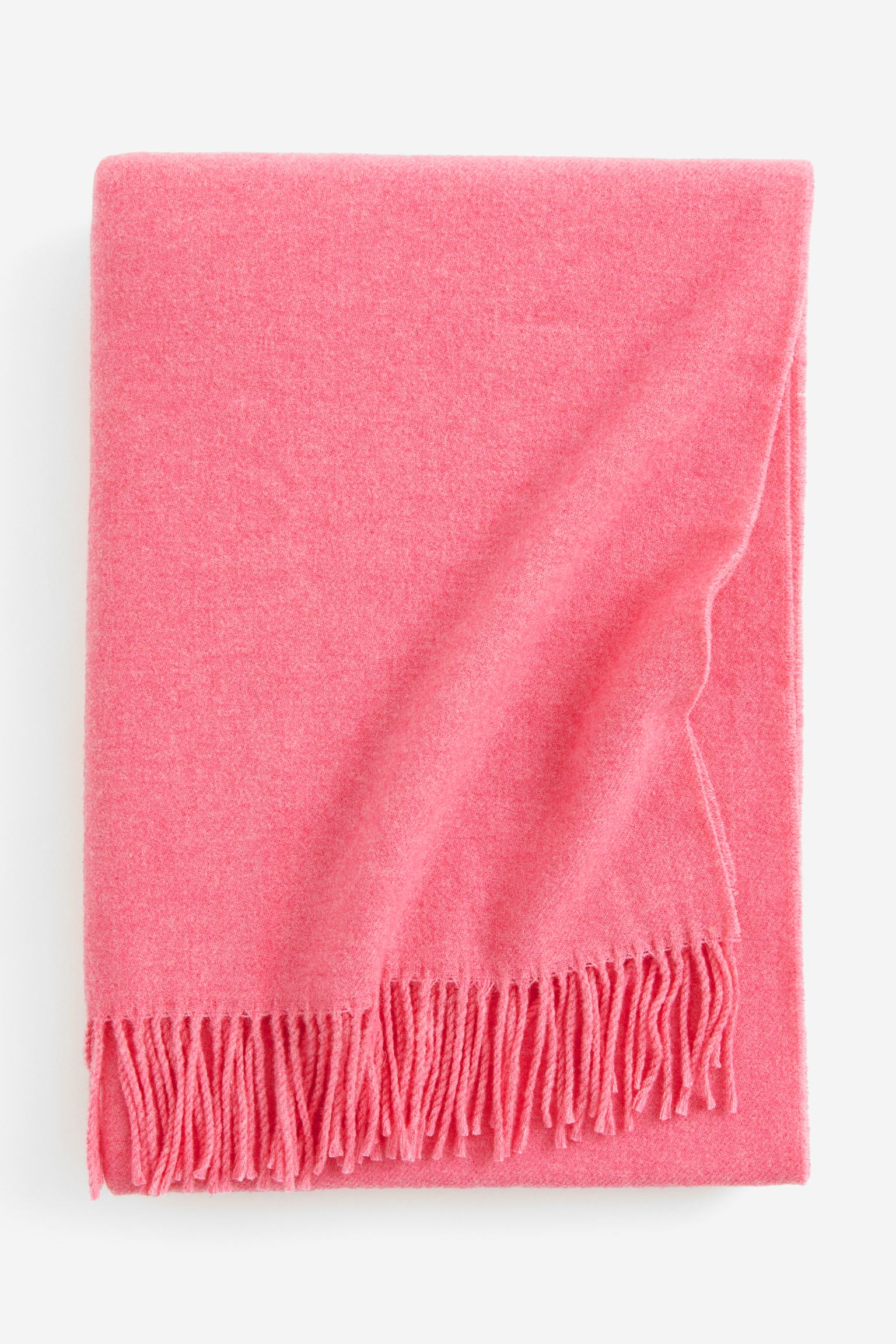 Плед H&M Home Wool-blend, розовый цена и фото