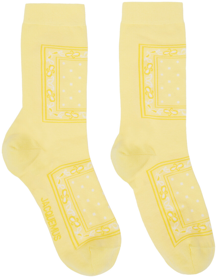 

Желтые носки 'Les Chaussettes Bandana' Jacquemus