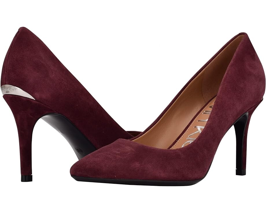 

Туфли Calvin Klein Gayle Pump, цвет Wine Suede