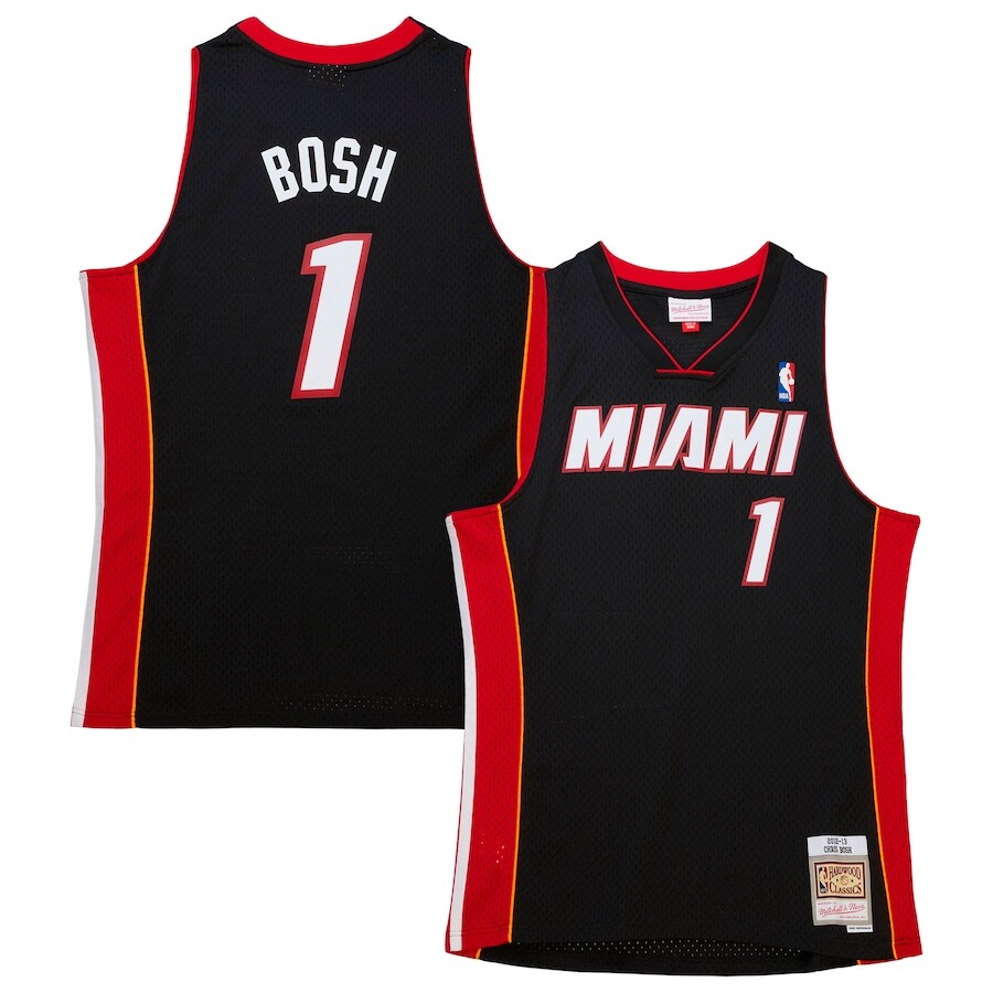 

Джерси Mitchell & Ness Miami Heat, черный