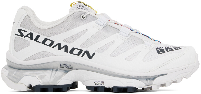 

Белые кроссовки XT-4 OG Salomon, цвет White/Ebony/Cradle pink