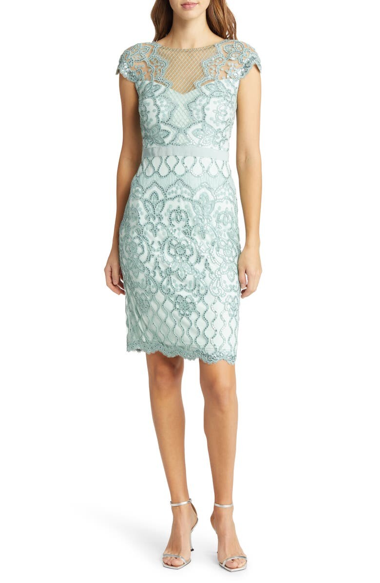 

Коктейльное платье с пайетками TADASHI SHOJI