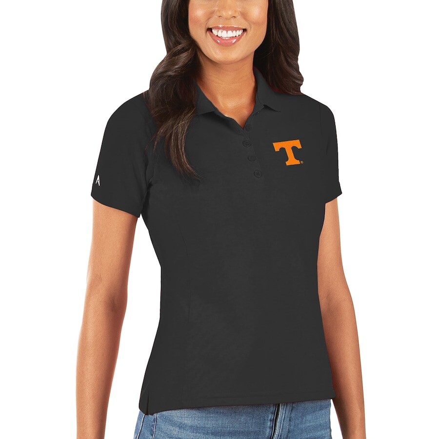 

Поло с коротким рукавом Antigua Tennessee Volunteers, черный