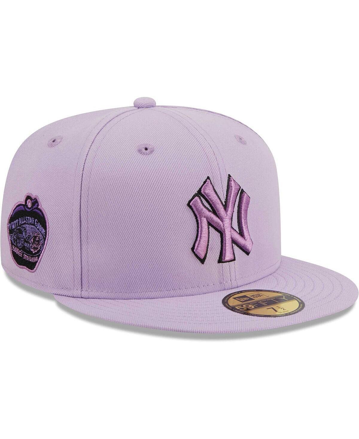 

Мужская приталенная шляпа лавандового цвета New York Yankees 59FIFTY New Era