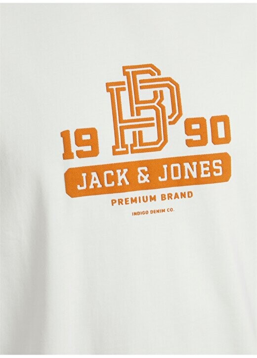 

Белая мужская футболка с круглым вырезом JPRBLUJONAH SS TEE Jack & Jones, белый