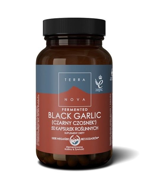Препарат, укрепляющий иммунитет Terranova Fermented Black Garlic, 50 шт terranova vibrant kompleks synergiczny помощь концентрации 50 шт