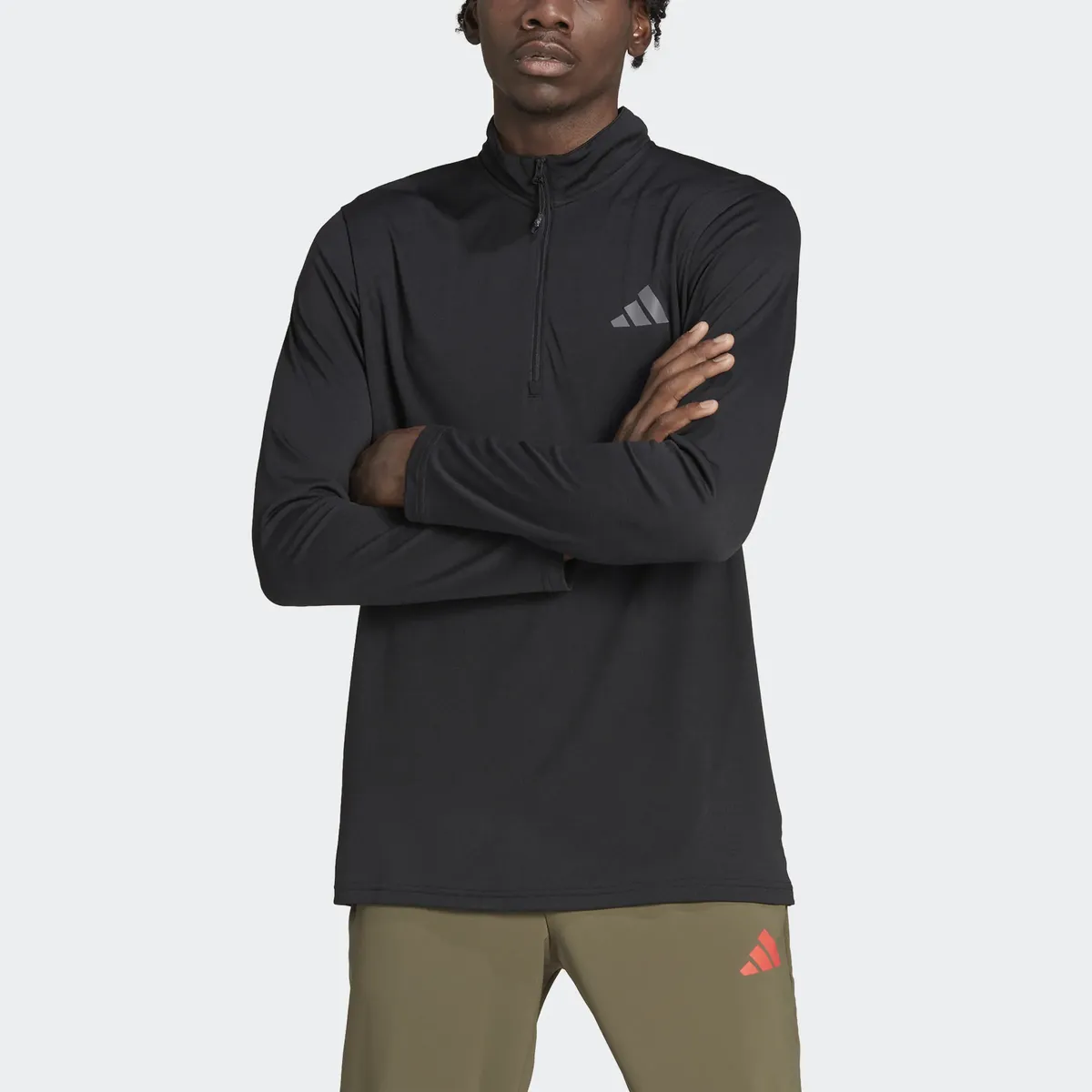 

Толстовка adidas Performance "TRAIN ESSENTIALS SEASONAL TRAINING 1/4ZIP LONGSLEEVE", черный