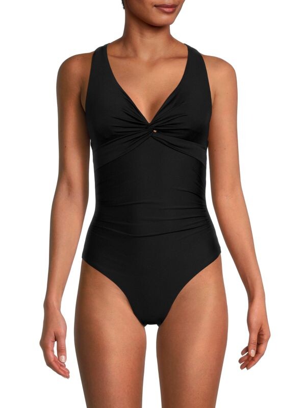 

Купальник Цельный Calvin Klein Twist Front, черный