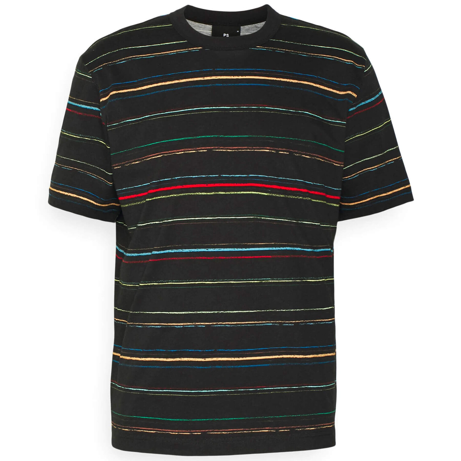 

Футболка PS Paul Smith Stripe, черный/мультиколор