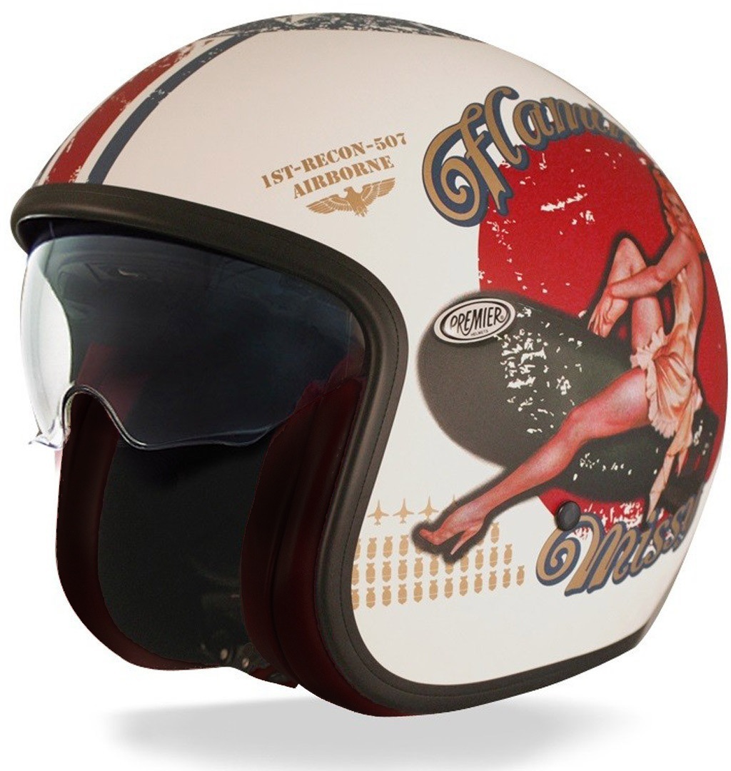 Premier Vintage Retro Jet Helmet