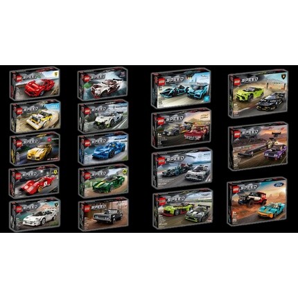 

Конструктор Lego Speed ​​Champions 6-стадий: 7589x, 7689x 8-Stud: 7690x, 7691x