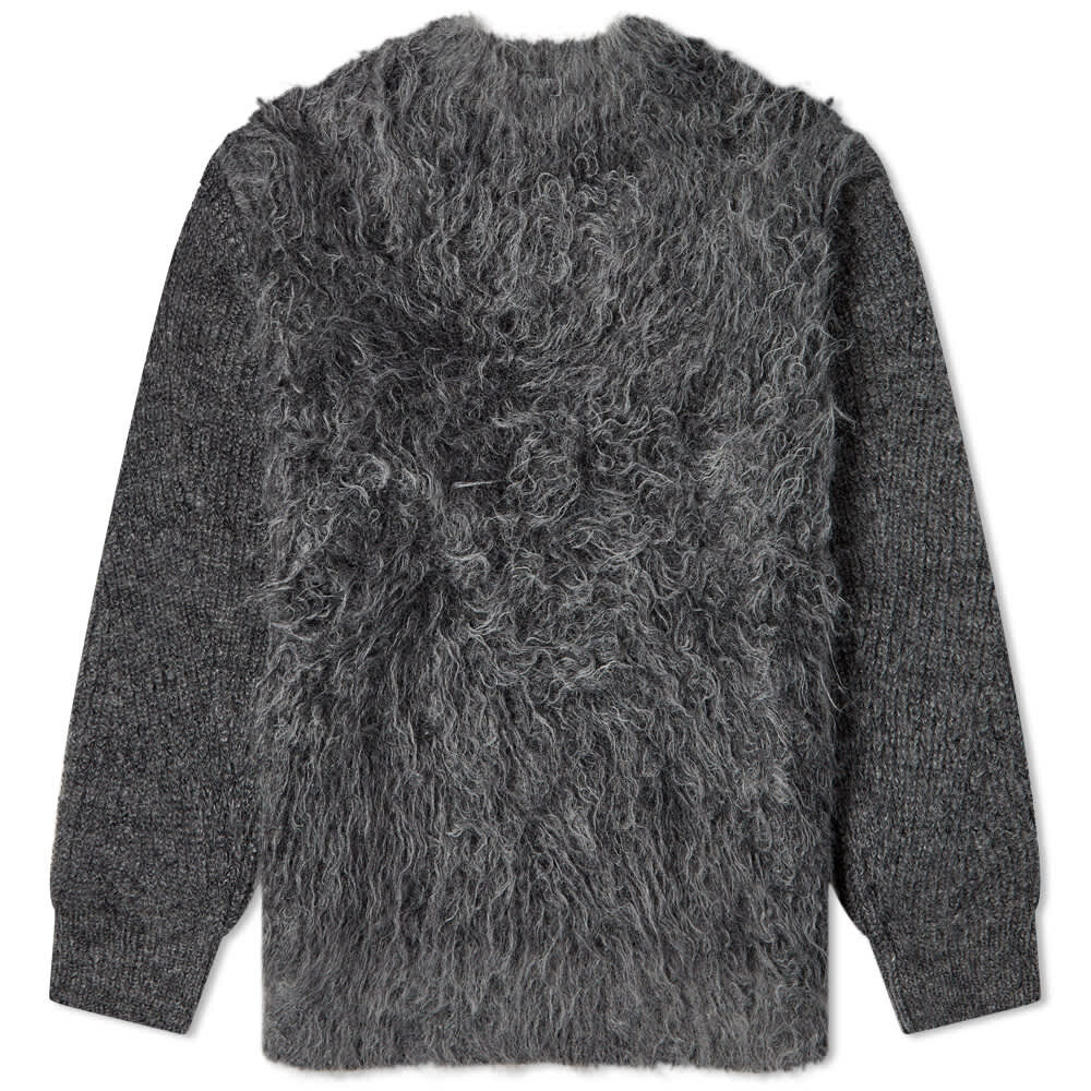 

Джемпер Junya Watanabe Hairy Half Cardigan, Серый