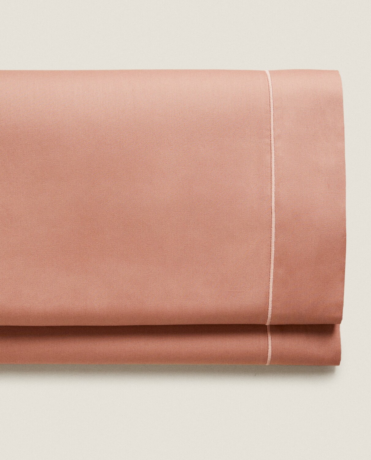 

Простыня из хлопкового сатина Zara Home, розовый