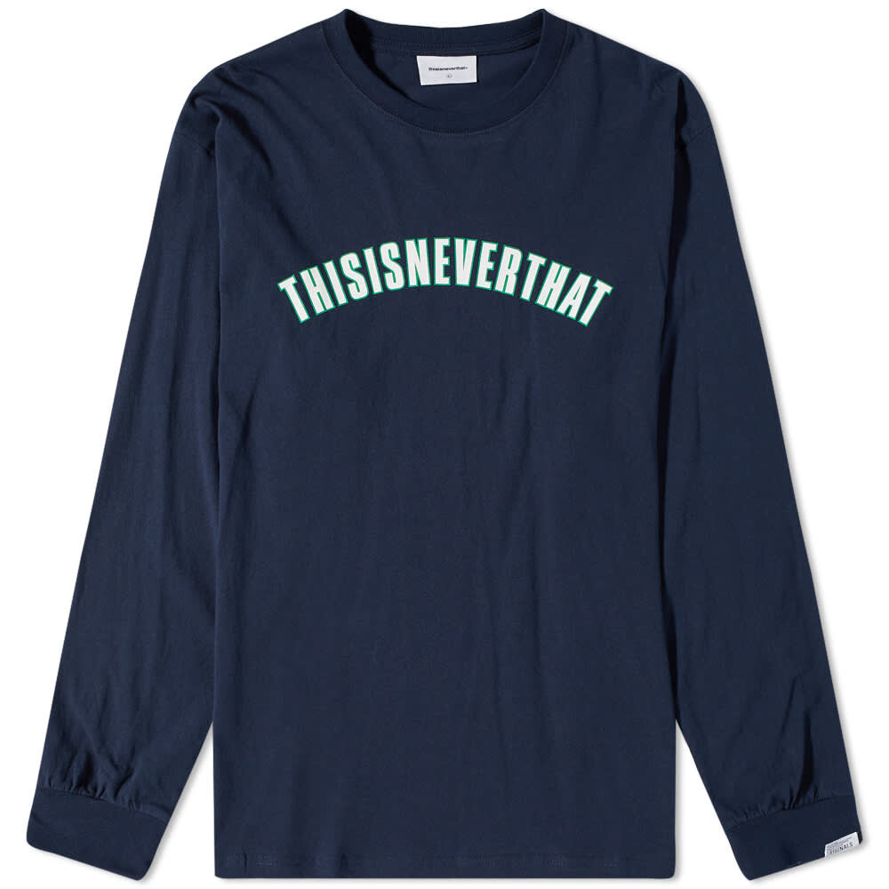 

Футболка thisisneverthat Long Sleeve New Arc Tee, Черный