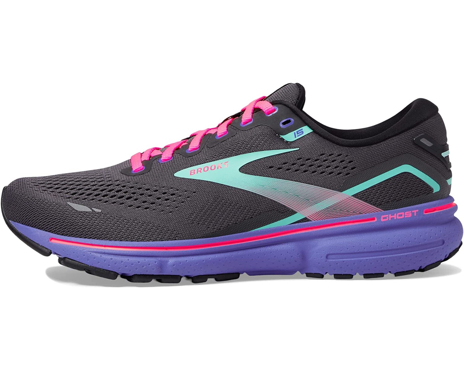 

Кроссовки Ghost 15 Brooks, черный