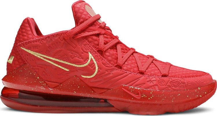 

Кроссовки Nike Titan x LeBron 17 Low 'Agimat' Special Box, красный