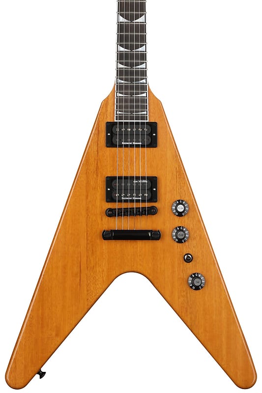 Электрогитара Gibson Dave Mustaine Flying V EXP - Antique Natural DSVX00ANBC1
