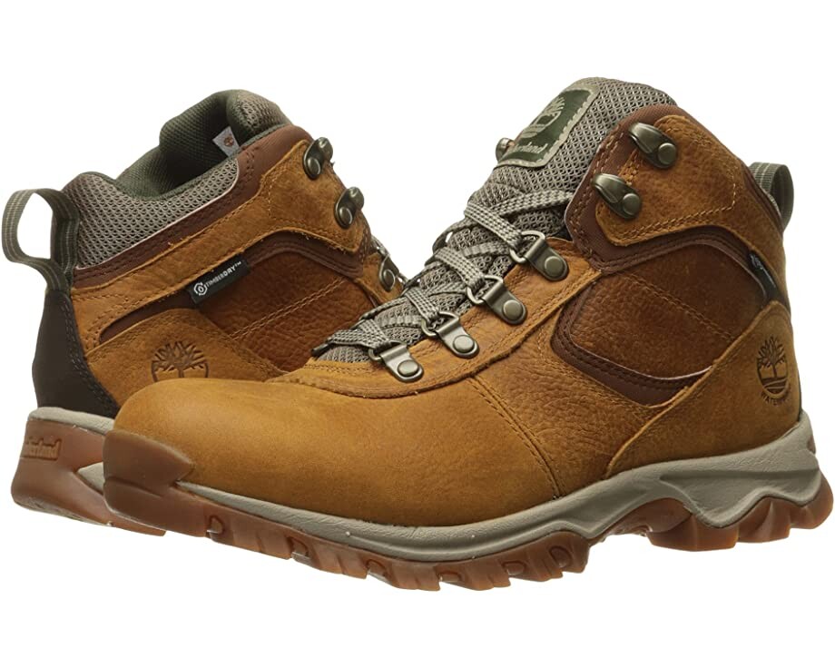 

Кроссовки Earthkeepers Mt. Maddsen Mid Waterproof Timberland, коричневый