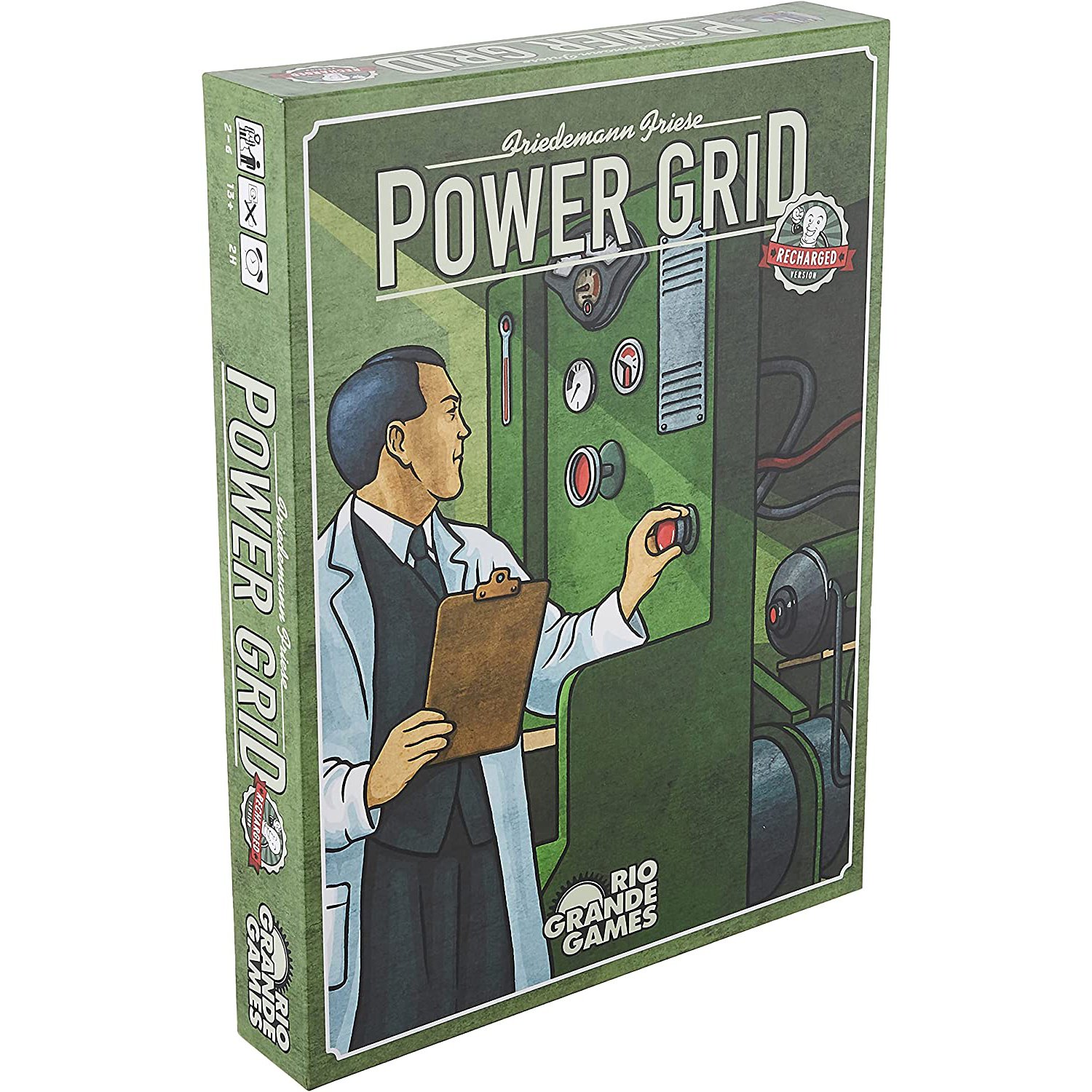 Настольная игра Rio Grande Games: Power Grid Recharged – заказать по  доступной цене из-за рубежа в «CDEK.Shopping»